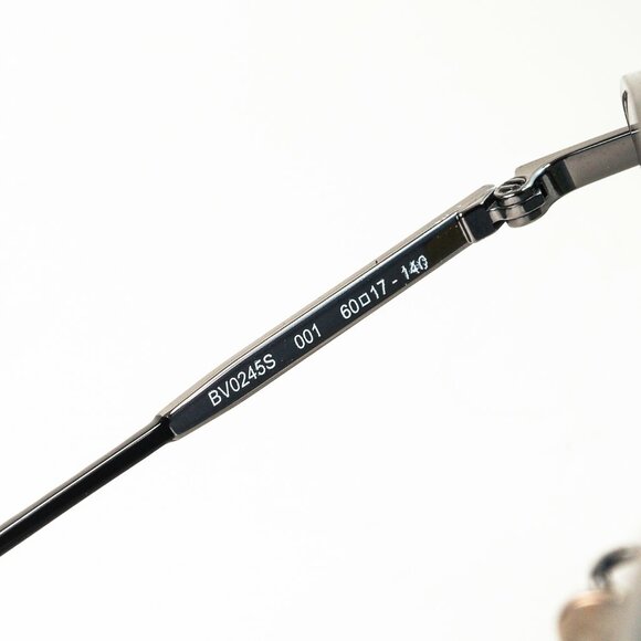 Bottega Veneta BV0245S Ruthenium, Grey & Black Cat-Eye Sunglasses - Picture 8 of 10